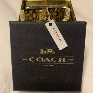 NWT Gold Signature COACH Bracelet
